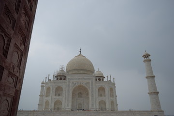 taj mahal agra india white marble heritage wonder