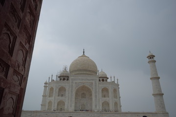 taj mahal agra india white marble heritage wonder