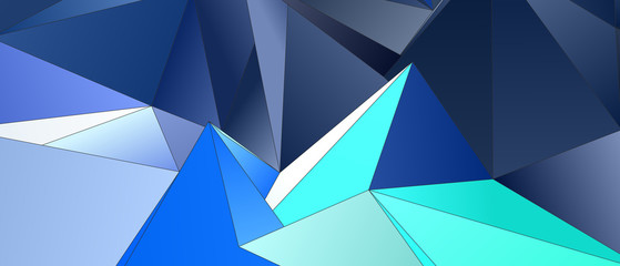 Triangular 3d, modern background