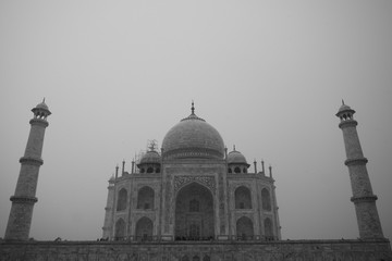 taj mahal agra india white marble heritage wonder