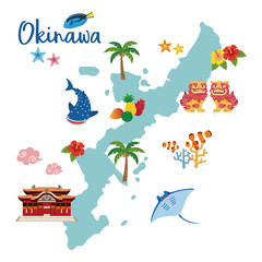 沖縄地図　観光マップ