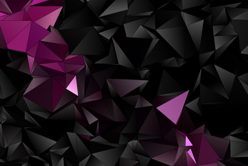 Obraz premium Triangular 3d, modern background