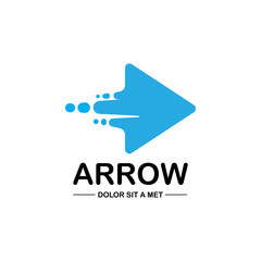 Abstract arrow logo