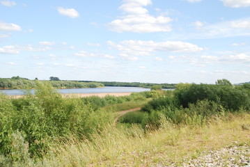 Naklejka premium Vyatka, river,