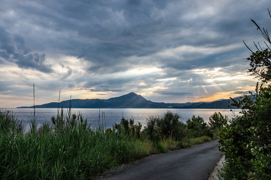 Seascape captured near Sapri, Campania, Italy