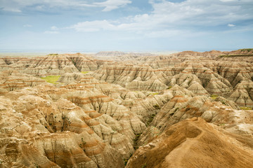 View from Badlands National Park in South Dakota