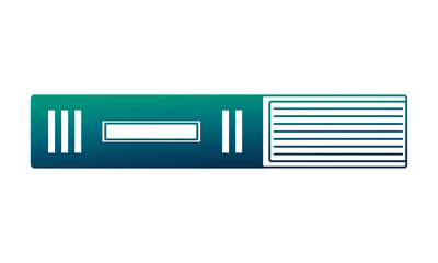 library book isolated icon