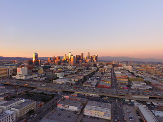 Los Angeles Sunset skyline