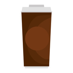 coffee drink in plastic container