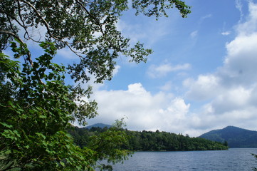 Fototapeta na wymiar 尾瀬沼　周辺の風景