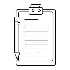 clipboard checklist with pencil