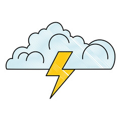 cloud with thunder ray