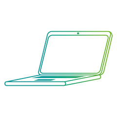 laptop computer isolated icon