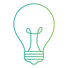 bulb light isolated icon
