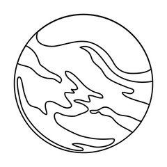 universe planet space icon