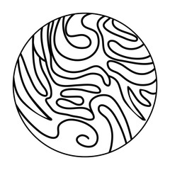 Obraz premium universe planet space icon