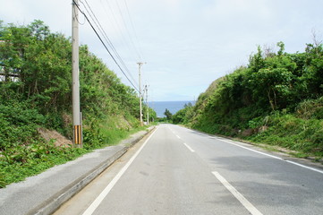 Fototapeta na wymiar 沖縄　来間島の風景