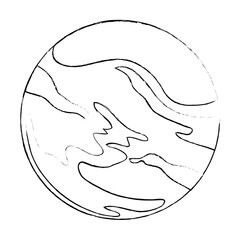 universe planet space icon