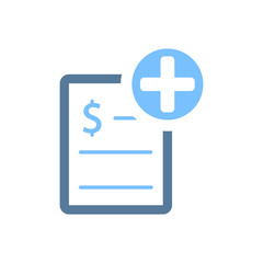 Obraz premium Medical Bill Icon