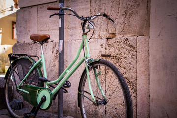 Fototapeta na wymiar Old Rustic Bike 