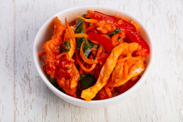 Delicious fish salad