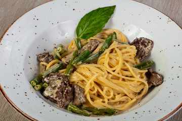 Pasta with beef