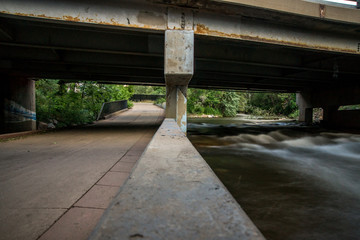 Underpass along the Boulder Creek 