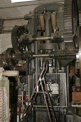  Old tools and machinery in old  copper objects factory