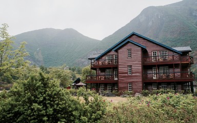 Obraz premium Flåm-Bergen