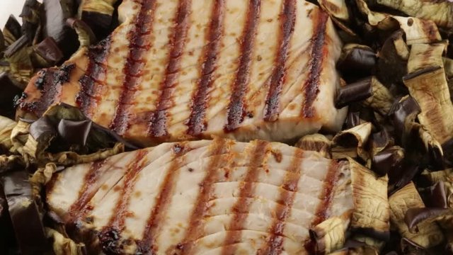 Trancio di tonno ai ferri