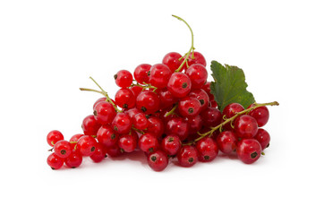 Rote Johannisbeeren mit Stengel