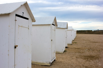 Traditional bathing cabins, France