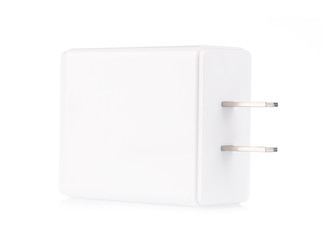 Adapter USB Charger isolated on a white background.
