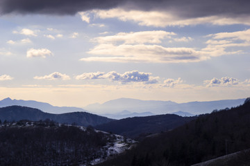 mountain view in matese park