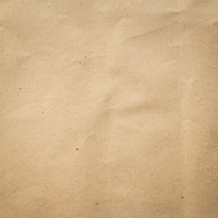 Fototapeta na wymiar Brown wrinkle recycle paper background