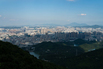 Looking at Shenzhen from a height