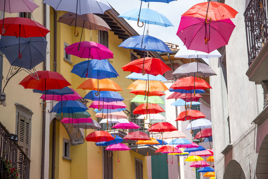 ombrelli colorati