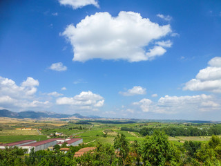 Laguardia. Pueblo de Alava en el Pais Vasco cerca de Vitoria - España