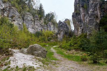 sandstone rocks - Prachovske skaly (Prachov Rocks)