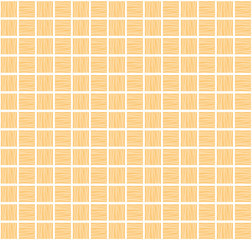 Seamless orange square hand drawn a pattern on white background. Geometric abstract texture. Vector illustration