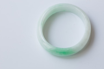 close-up of a jade bracelet - 218334870