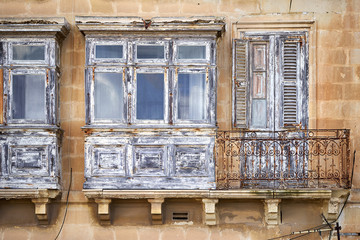 Old maltese balcony in Valetta