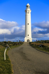 Cape Leeuwin lighthouse building against blue sky attraction at western australia