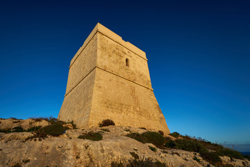 Hamrija Coastal Tower in Qrendi, Malta