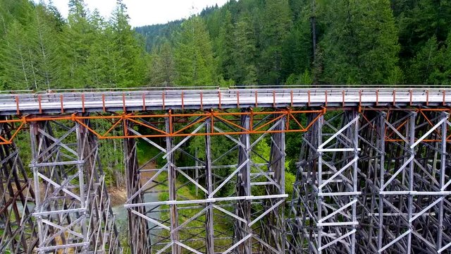 Victoria BC Canada |  Kinsol Trestle Bridge on the Koksilah River