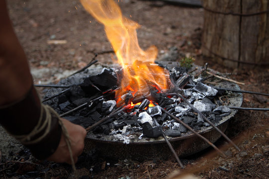 fire at celtic festival