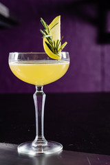 cocktail in the bar