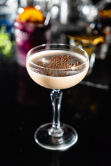 cocktail in the bar