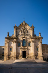 Fototapeta na wymiar Church of San Francesco d'Assisi, Matera, Basilicata, Italy, Europe.
