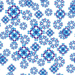 Blue Seamless pattern